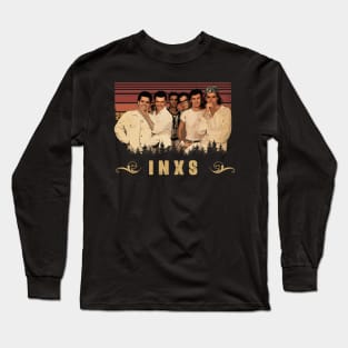 Inxs Captured Photographs That Echo The Band's Unique Style Long Sleeve T-Shirt